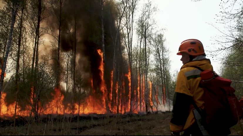 Огонь подошел к четырём селам Намского района Якутии 
