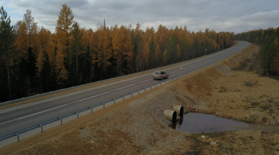 В Якутии капитально отремонтировали еще 6 км федеральной трассы «Лена»