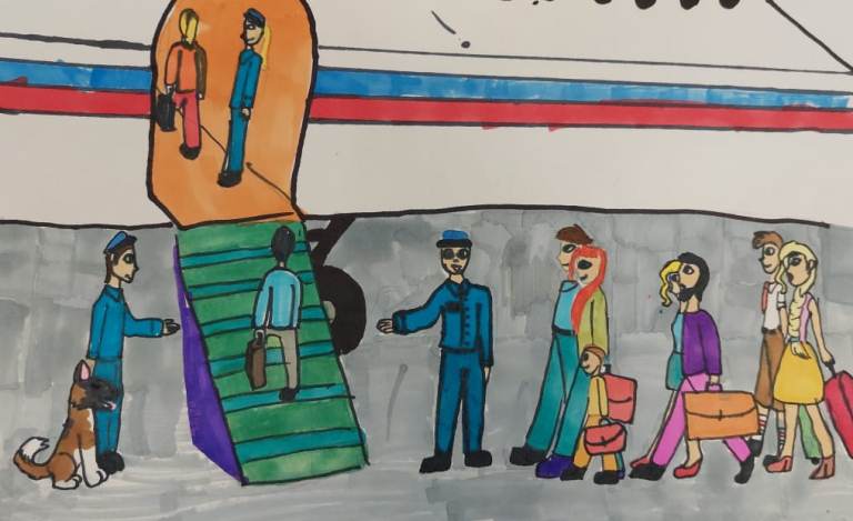 Дети полицейских из Якутии стали призерами детского конкурса рисунков 