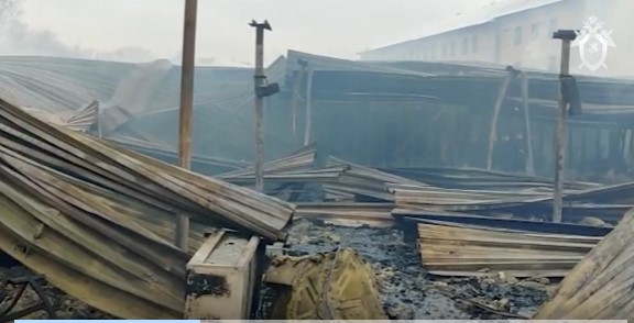 Следком РФ опубликовал кадры с места пожара в ночном клубе в Костроме