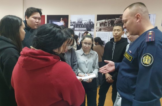 Школьники из села Намцы побывали в музее УФСИН Якутии