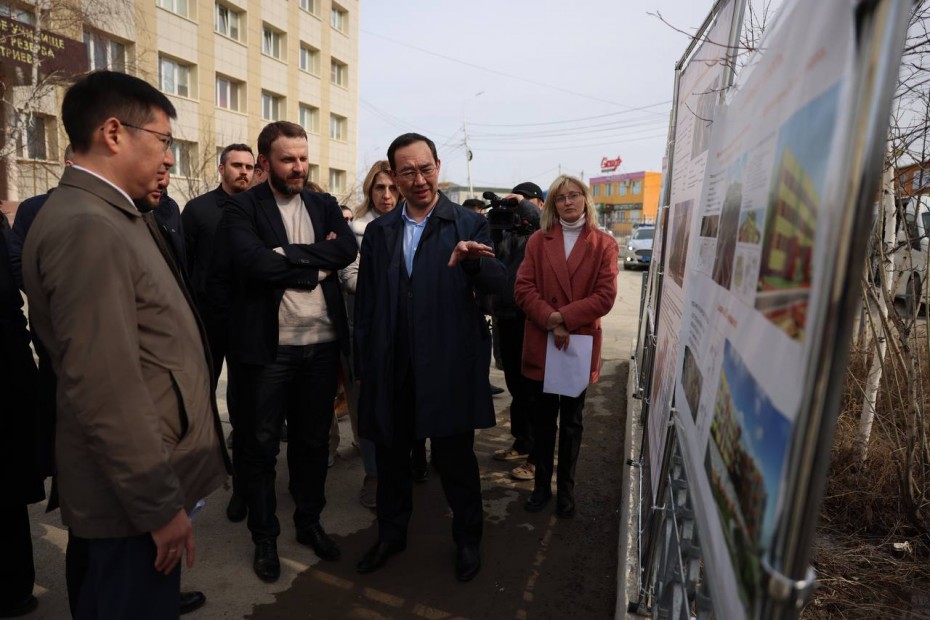 Помощнику президента РФ Максиму Орешкину представили план реновации  трех кварталов Якутска