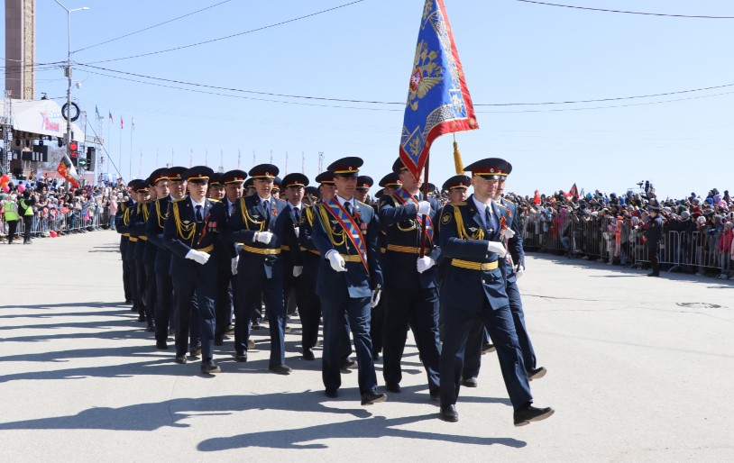 Сотрудники УФСИН Якутии приняли участие в Параде Победы