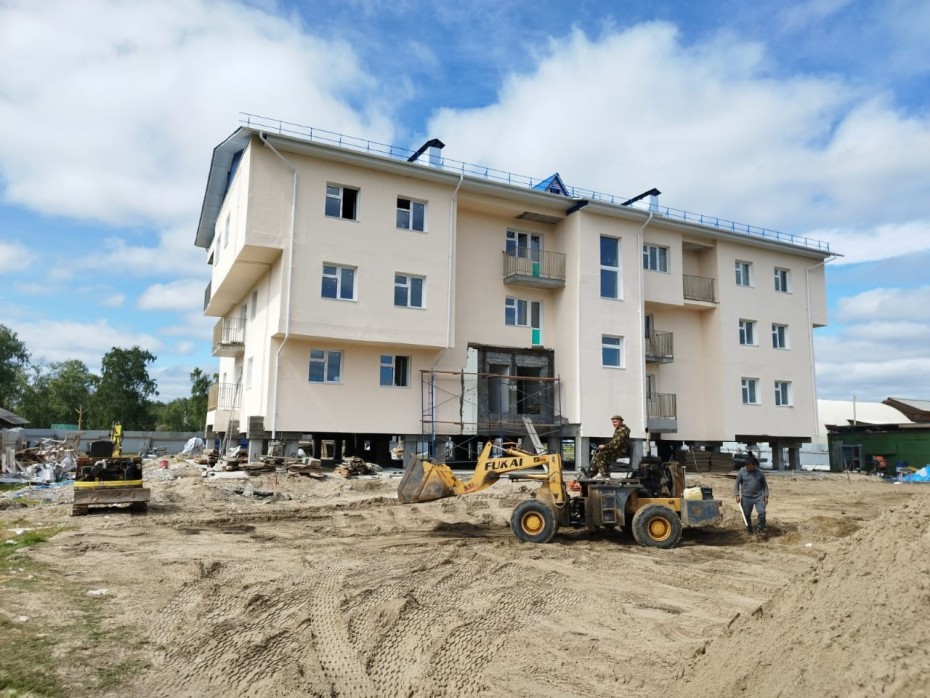 Новый многоквартирный дом строят в Мегино-Кангаласском районе Якутии