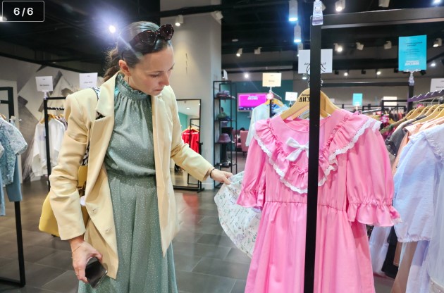 В торговом центре «Галерея» представлена одежда петербургских дизайнеров
