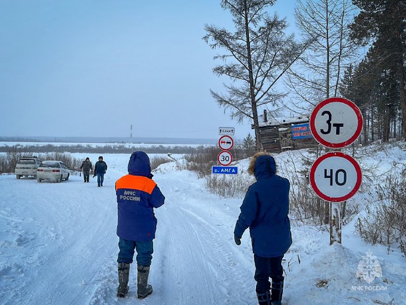 На территории Якутии открыто  шесть ледовых переправ