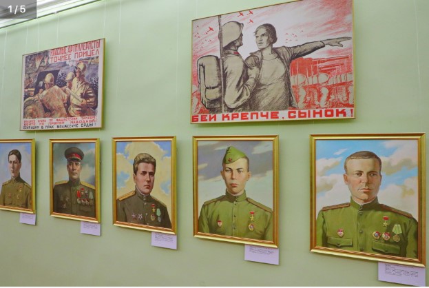 На выставке «Герои Ленинграда» представлены 50 портретов защитников блокадного города