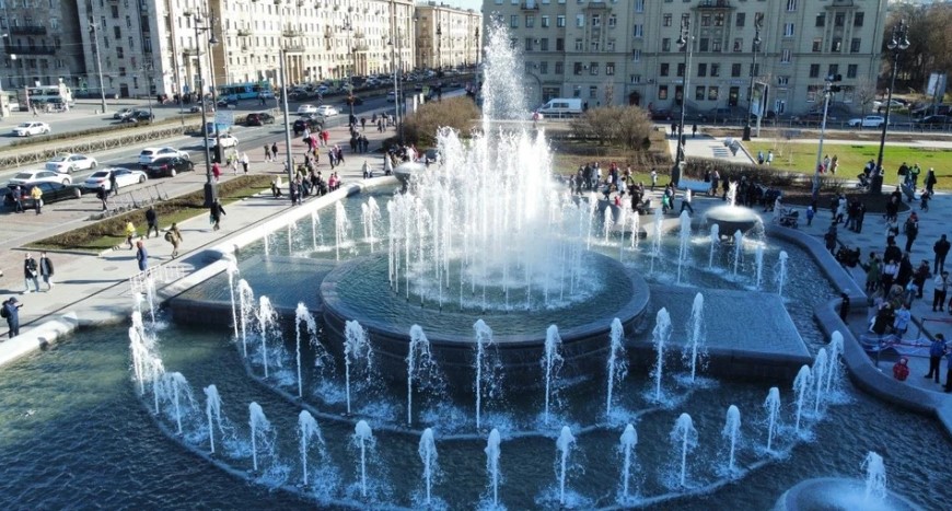 Сезон фонтанов в Петербурге откроется 22 апреля