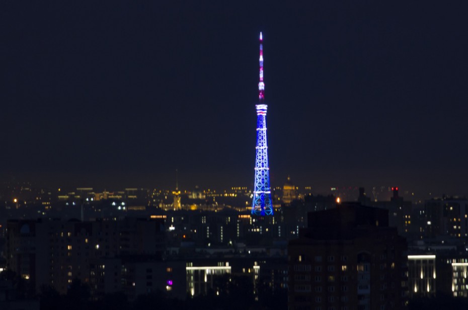 В Петербурге подсветку телебашни посвятили победе «Зенита»