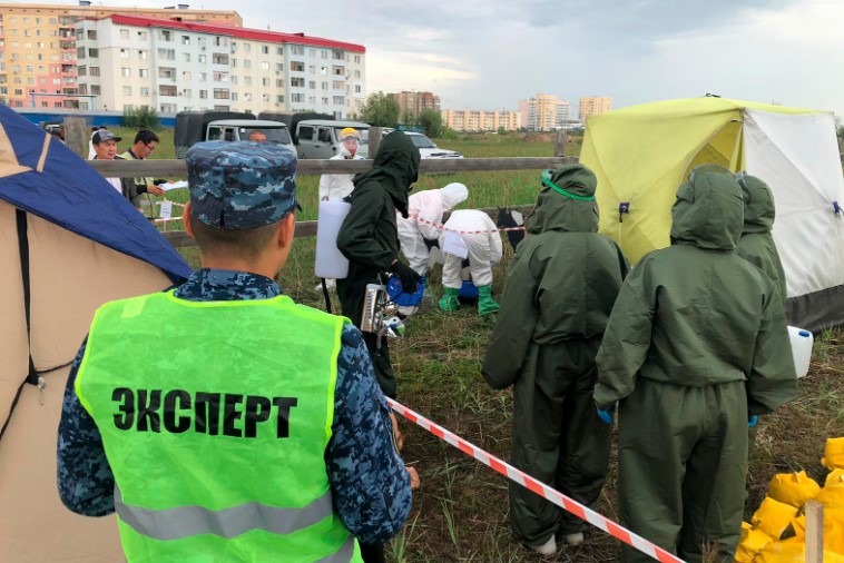 В Якутске прошли учения по ликвидации вспышки заразных болезней животных