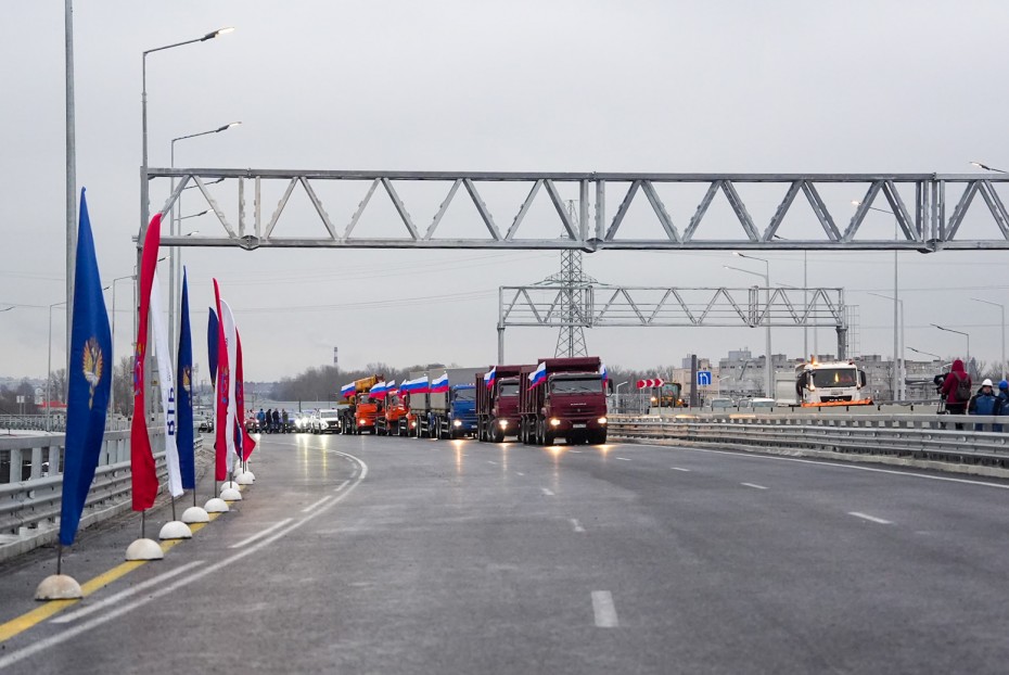 В Петербурге торжественно открыли первую развязку новой скоростной магистрали